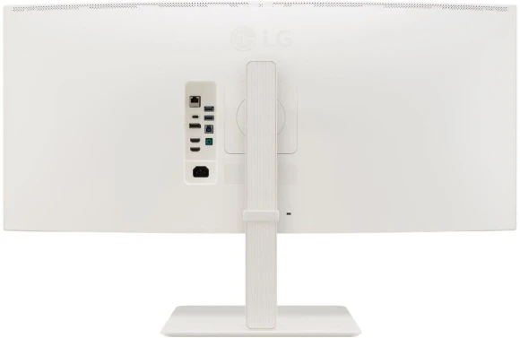 Монитор LG 38" UltraWide 38WR85QC-W белый NANO IPS LED 21:9 HDMI M/M матовая HAS Piv 600cd 178гр/178гр 3840x1600 144Hz FreeSync Premium Pro DP WQ+ USB 10.5кг