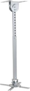 Кронштейн для проектора Wize WPB-S серебристый макс.12кг потолочный поворот и наклон Кронштейн для проектора Wize WPB-S серебристый макс.12кг потолочный поворот и наклон