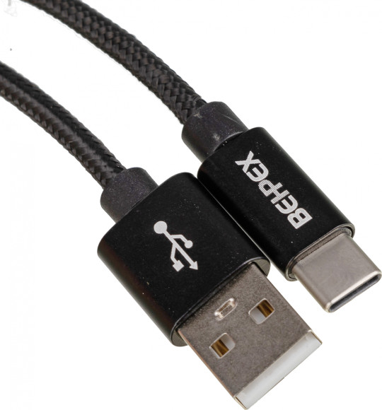 Кабель USB (m)-USB Type-C (m) 3м черный