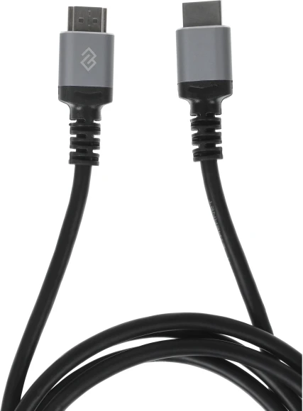 Кабель аудио-видео Digma D-HDMI-V2.0-2M HDMI (m)/HDMI (m) 2м. позолоч.конт. черный Кабель аудио-видео Digma D-HDMI-V2.0-2M HDMI (m)/HDMI (m) 2м. позолоч.конт. черный