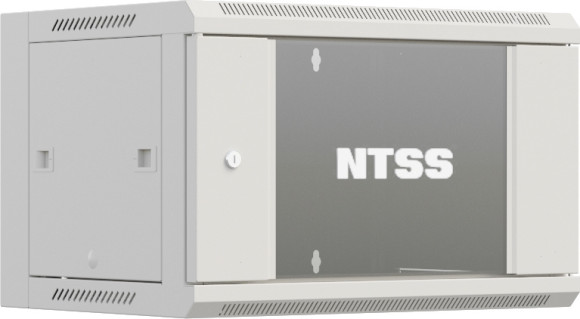 Шкаф коммутационный NTSS Премиум (NTSS-W6U6060GS-2) настенный 6U 600x600мм пер.дв.стекл 60кг серый 500мм 19.5кг 220град. 370мм IP20 сталь Шкаф коммутационный NTSS Премиум (NTSS-W6U6060GS-2) настенный 6U 600x600мм пер.дв.стекл 60кг серый 500мм 19.5кг 220град. 370мм IP20 сталь