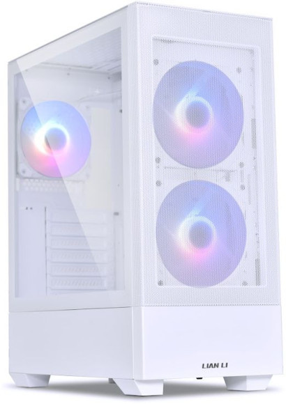 Корпус Lian-Li Lancool 205 Mesh белый без БП ATX 2x120mm 2x140mm 2xUSB3.0 audio bott PSU