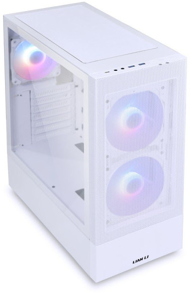 Корпус Lian-Li Lancool 205 Mesh белый без БП ATX 2x120mm 2x140mm 2xUSB3.0 audio bott PSU