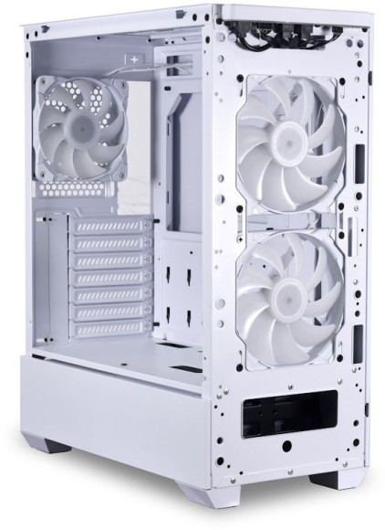 Корпус Lian-Li Lancool 205 Mesh белый без БП ATX 2x120mm 2x140mm 2xUSB3.0 audio bott PSU