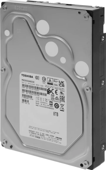 Жесткий диск Toshiba SAS 3.0 8Tb MG08SDA800E Enterprise Capacity (7200rpm) 256Mb 3.5" Жесткий диск Toshiba SAS 3.0 8Tb MG08SDA800E Enterprise Capacity (7200rpm) 256Mb 3.5"