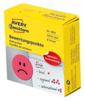 Этикетки Avery Zweckform 3859 250шт на листе диаметр 19мм/70г/м2/красный самоклей. универсальная Этикетки Avery Zweckform 3859 250шт на листе диаметр 19мм/70г/м2/красный самоклей. универсальная