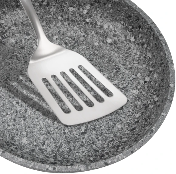 Сковорода Rondell Granit Carrara RDA-1843 круглая 20см покрытие: Quantum2 ручка несъемная (без крышки) серый
