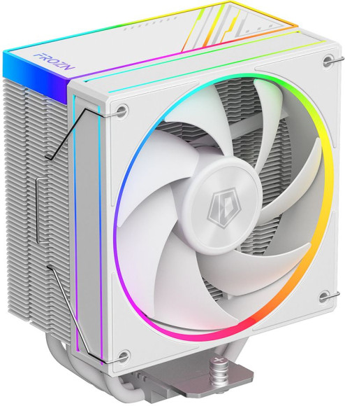 Устройство охлаждения(кулер) ID-Cooling Frozn A410 ARGB Soc-AM5/AM4/1200/1700/1851 белый 4-pin 29.9dB Al+Cu 220W 730gr Ret (FROZN A410 ARGB WHITE)