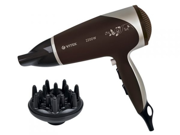 Щипцы Vitek VT-8409 55Вт фиолетовый макс.темп.:200С покрытие:турмалиновое