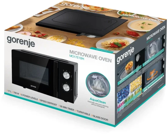 Микроволновая Печь Gorenje MO17E1BH 17л. 700Вт черный Микроволновая Печь Gorenje MO17E1BH 17л. 700Вт черный