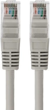 Патч-корд Rexant 18-8004 UTP RJ-45 вил.-вилка RJ-45 кат.5E 1.5м серый LSZH (уп.:1шт)