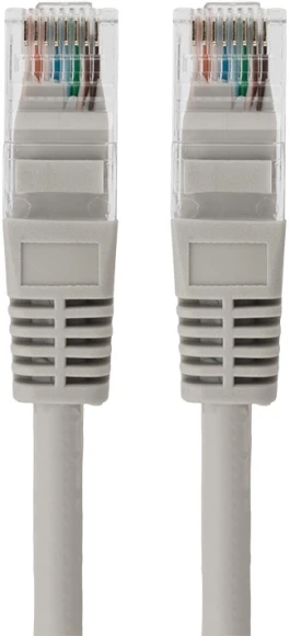 Патч-корд Rexant 18-8004 UTP RJ-45 вил.-вилка RJ-45 кат.5E 1.5м серый LSZH (уп.:1шт)