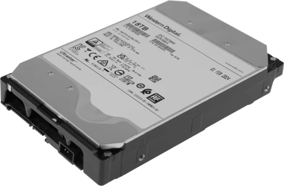 Жесткий диск WD SATA-III 18TB 0F38459 WUH721818ALE6L4 Server Ultrastar DC HC550 512E (7200rpm) 512Mb 3.5" Жесткий диск WD SATA-III 18TB 0F38459 WUH721818ALE6L4 Server Ultrastar DC HC550 512E (7200rpm) 512Mb 3.5"