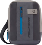 Сумка мужская Piquadro Urban CA3084UB00/NGR черная/серая натур.кожа
