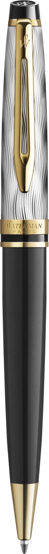 Ручка шариков. Waterman Reflections of Paris Expert DeLuxe (2200942) Black GT M син. черн. подар.кор. Ручка шариков. Waterman Reflections of Paris Expert DeLuxe (2200942) Black GT M син. черн. подар.кор.