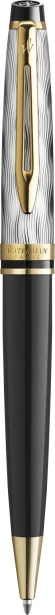Ручка шариков. Waterman Reflections of Paris Expert DeLuxe (2200942) Black GT M син. черн. подар.кор.