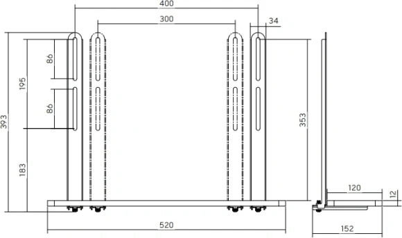 Подставка для аксессуаров Ultramounts UM313B черный/орех макс.10кг настенный Подставка для аксессуаров Ultramounts UM313B черный/орех макс.10кг настенный