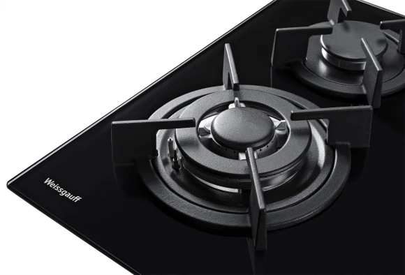 Газовая варочная поверхность Weissgauff HGG 640 BGV черный Газовая варочная поверхность Weissgauff HGG 640 BGV черный
