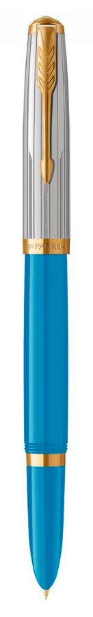 Ручка перьев. Parker 51 Premium (CW2169078) Turquoise GT F сталь нержавеющая подар.кор. Ручка перьев. Parker 51 Premium (CW2169078) Turquoise GT F сталь нержавеющая подар.кор.