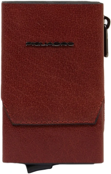 Чехол для кредитных карт Piquadro Solm PP5649S141R/AV серо-голубой натур.кожа/алюм.