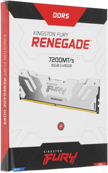 Память DDR5 16GB 7200MHz Kingston KF572C38RW-16 Fury Beast RTL Gaming PC5-57600 CL38 DIMM 288-pin 1.45В single rank с радиатором Ret Память DDR5 16GB 7200MHz Kingston KF572C38RW-16 Fury Beast RTL Gaming PC5-57600 CL38 DIMM 288-pin 1.45В single rank с радиатором Ret
