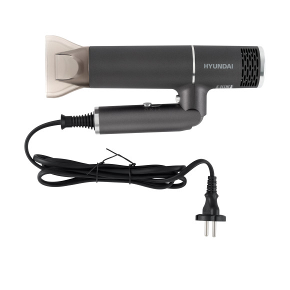 Фен Hyundai H-HD0765 1200Вт графитовый/хром Фен Hyundai H-HD0765 1200Вт графитовый/хром