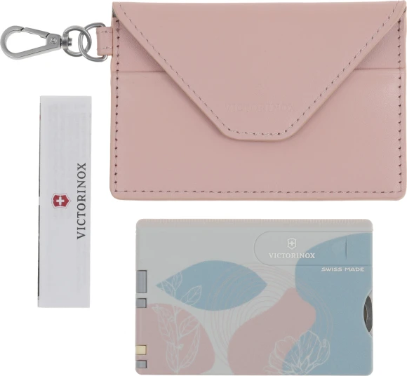 Швейцарская карта Victorinox Swiss Card Classic Paris Style (0.7100.E221) розовый коробка подарочная