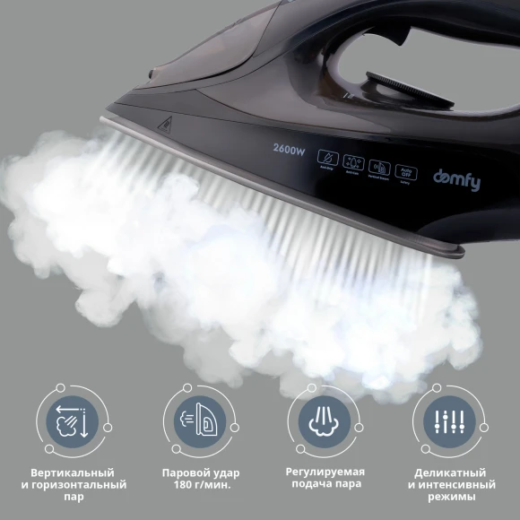 Утюг Domfy DSB-EI603 2600Вт черный