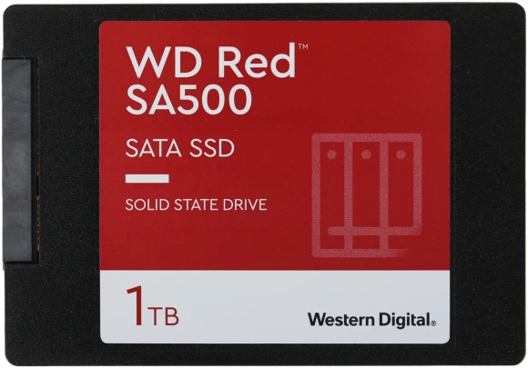 Накопитель SSD WD SATA-III 1TB WDS100T1R0A Red SA500 2.5"