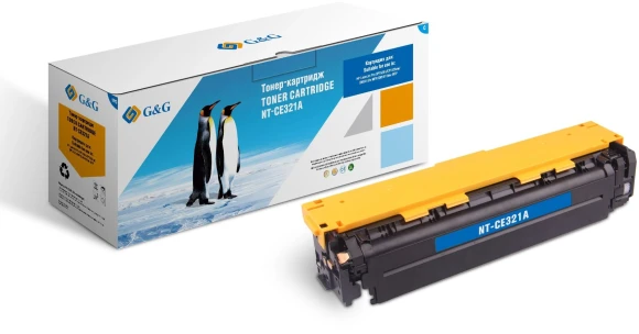 Картридж лазерный G&G GG-CE321A голубой (1300стр.) для HP LJ Pro CP1525n/CP1525nw/CM1415fn MFP/CM1415fnw MFP Картридж лазерный G&G GG-CE321A голубой (1300стр.) для HP LJ Pro CP1525n/CP1525nw/CM1415fn MFP/CM1415fnw MFP