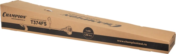 Триммер бензиновый Champion T374FS 1000Вт 1.36л.с. неразбор.штан. реж.эл.:леска/нож Триммер бензиновый Champion T374FS 1000Вт 1.36л.с. неразбор.штан. реж.эл.:леска/нож