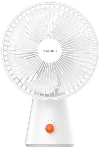 Вентилятор настольный Xiaomi Rechargeable Mini Fan 10Вт скоростей:4 белый