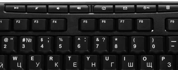 Клавиатура Logitech K270 черный/белый USB беспроводная Multimedia (920-003058)