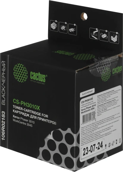 Картридж лазерный Cactus CS-PH3010X 106R02183 черный (2300стр.) для Xerox Phaser 3010/3040/WorkCentre 3045 Картридж лазерный Cactus CS-PH3010X 106R02183 черный (2300стр.) для Xerox Phaser 3010/3040/WorkCentre 3045