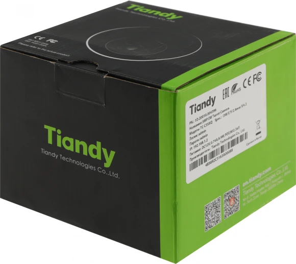 Камера видеонаблюдения IP Tiandy TC-C35XQ I3W/E/Y/2.8mm/V4.2 2.8-2.8мм цв. корп.:белый (TC-C35XQ I3W/E/Y/2.8/V4.2) Камера видеонаблюдения IP Tiandy TC-C35XQ I3W/E/Y/2.8mm/V4.2 2.8-2.8мм цв. корп.:белый (TC-C35XQ I3W/E/Y/2.8/V4.2)