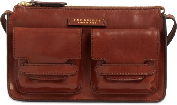 Сумка женская The Bridge Lucrezia 04150501/14 коричневая натур.кожа