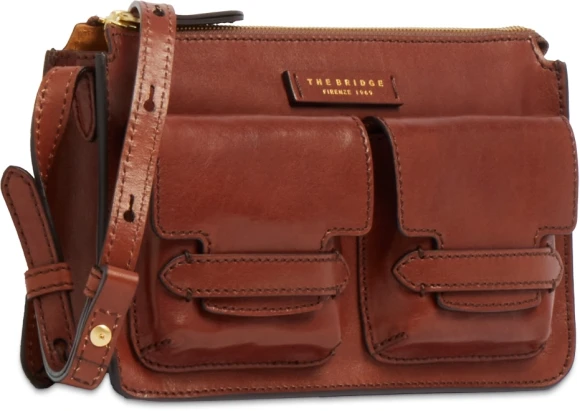 Сумка женская The Bridge Lucrezia 04150501/14 коричневая натур.кожа