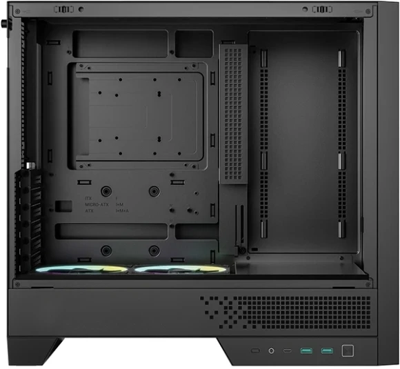 Корпус Deepcool CL600 черный/коричневый без БП ATX 4x120mm 5x140mm 2xUSB3.0 audio bott PSU