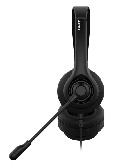 Наушники с микрофоном A4Tech HS-8i черный 1.8м накладные оголовье Наушники с микрофоном A4Tech HS-8i черный 1.8м накладные оголовье