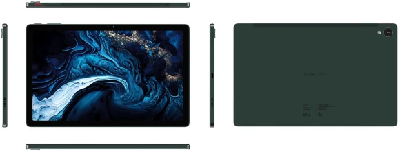 Планшет Digma Pro Pulse T606 (1.6) 8C RAM6Gb ROM128Gb 10.4" In-Cell 2000x1200 4G Android 14 темно-зеленый 13Mpix 5Mpix BT WiFi microSD 128Gb 7000mAh 500hrs