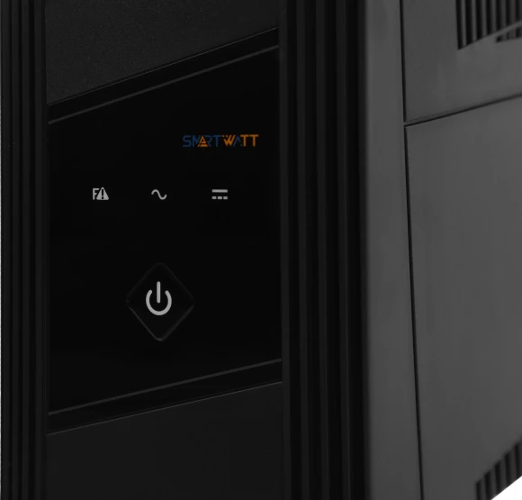 Источник бесперебойного питания Smartwatt Uni 360Вт 650ВА черный