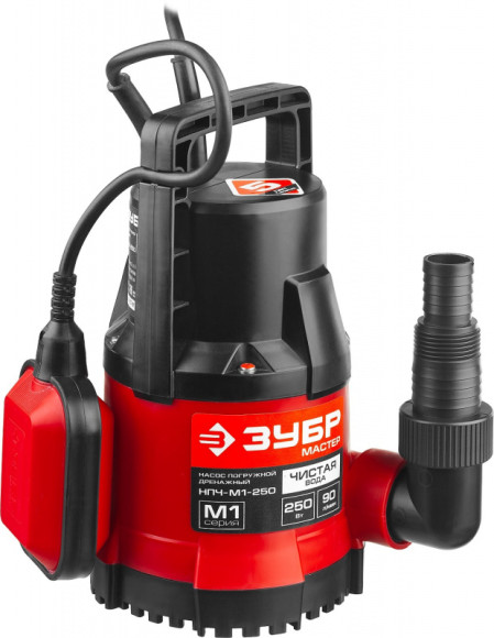 Насос дренажный Зубр НПЧ-М1-250 250Вт 5400л/час Насос дренажный Зубр НПЧ-М1-250 250Вт 5400л/час