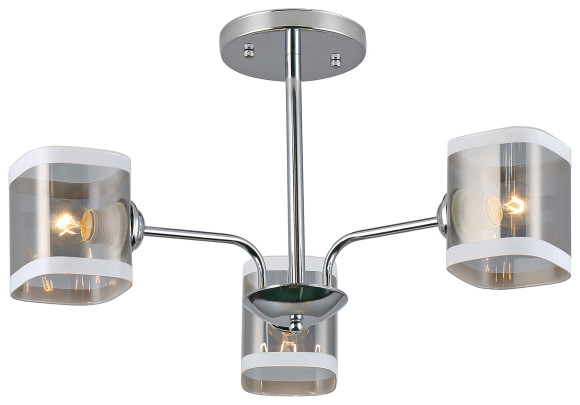 Люстра Hiper Trum H198-3 потолоч. бронза ант./белый