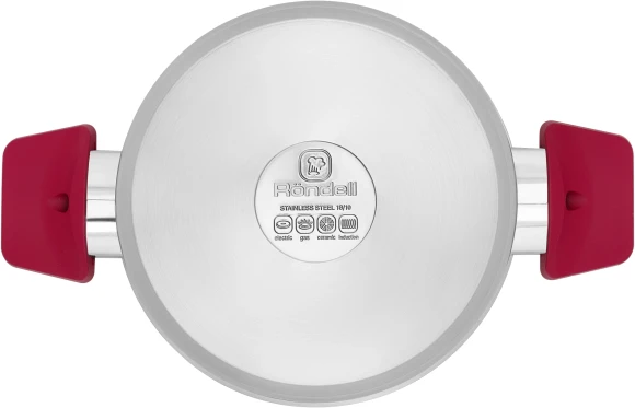 Кастрюля Rondell Strike RDS-813 2л. d=18см (с крышкой) стальной