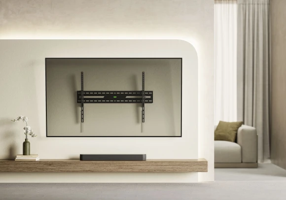 Кронштейн для телевизора Ultramounts UM850T черный 43"-100" макс.75кг настенный наклон Кронштейн для телевизора Ultramounts UM850T черный 43"-100" макс.75кг настенный наклон