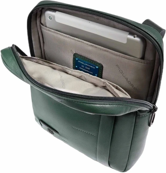 Сумка мужская Piquadro Russel CA1816W137/VE хаки натур.кожа