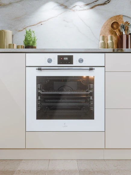 Духовой шкаф Электрический Lex EDP 680 WH MAX белый Духовой шкаф Электрический Lex EDP 680 WH MAX белый