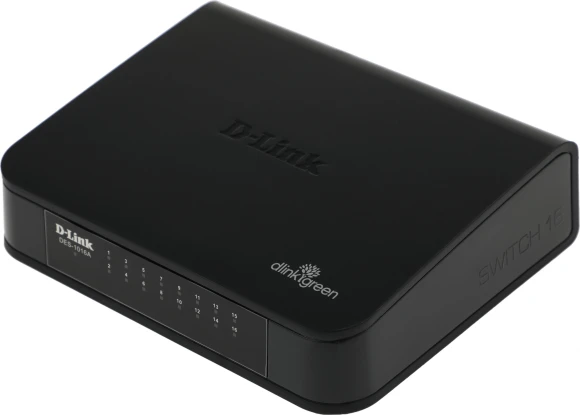 Коммутатор D-Link DES-1016A/E2A 16x100Мбит/с неуправляемый