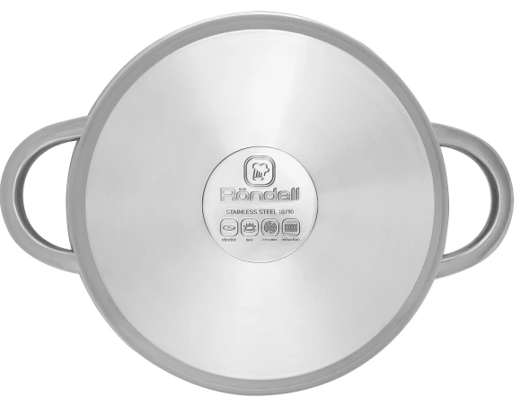 Кастрюля Rondell Point RDS-1311 2.8л. d=20см (с крышкой) стальной