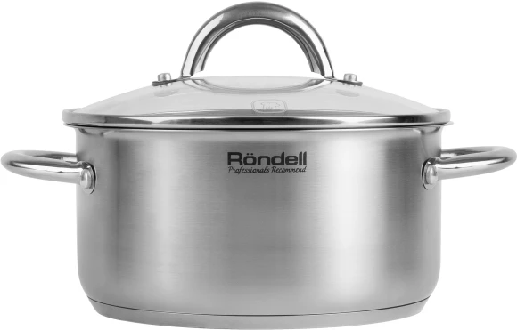 Кастрюля Rondell Point RDS-1311 2.8л. d=20см (с крышкой) стальной